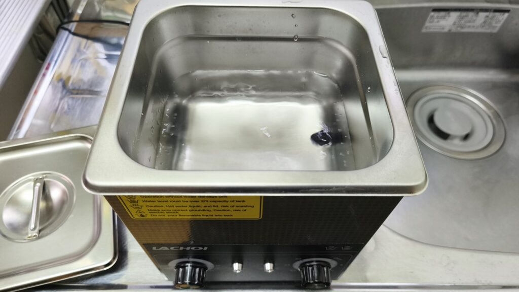 イヤモールド洗浄に使う家庭用超音波洗浄機